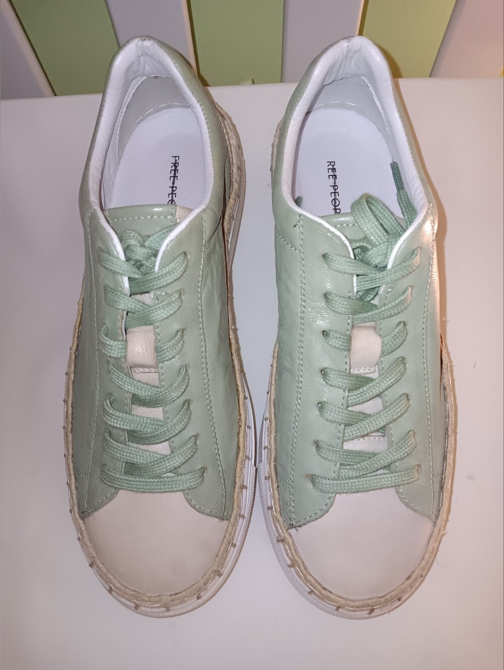 Free People Leather Sneakers